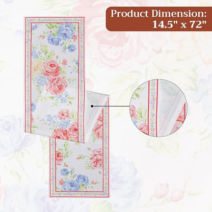 Maison d' Hermine Table Runner 100% Cotton 14.50" x 72" | Table Runners 72 - Image 7