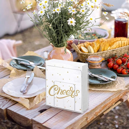 Patelai 8 Pack Crystal Acrylic Clear Napkin Holder - Image 2
