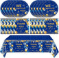 41Pcs Blue Gold Thank You Decorations Thank You by Mainivo