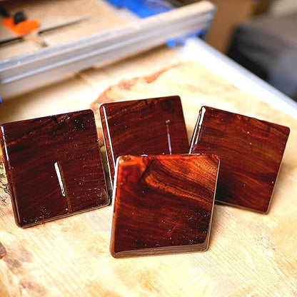 Handmade Wooden Coasters (Walnut)