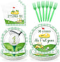96Pcs His First Year Golf Party Decorations, Serves 24 | Golf Plates and by Greencian