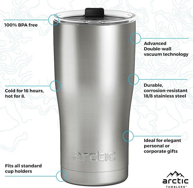 | 20 oz Matte Black Insulated Tumbler - Image 6