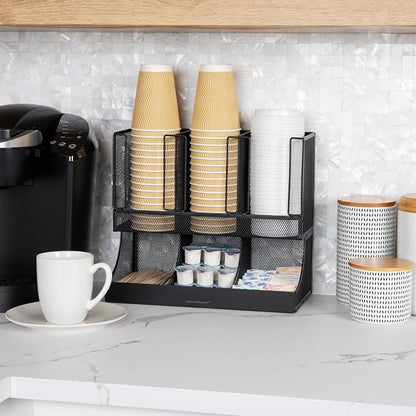 Mind Reader Multipurpose Countertop Organizer, Office Breakrooms, Cup and - Image 2