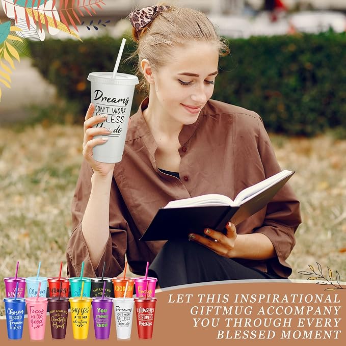 Uiifan 100 Pcs Inspirational Cups Bulk - Image 5