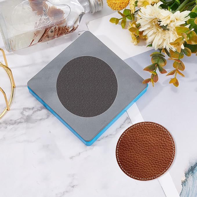 SUPERDANT Round Leather Cutting Dies Drink Coasters Die Cutter Machine DIY - Image 5