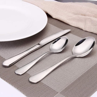 Silverware Set, SHARECOOK 20-Piece Stainless Steel Flatware Set, Kitchen - Image 7