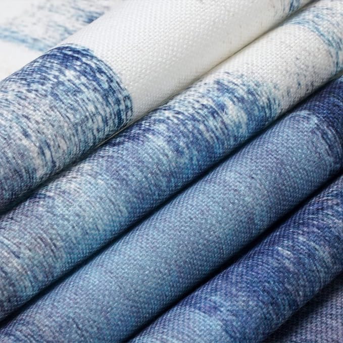 Blue and Grey Table Runner - Image 4