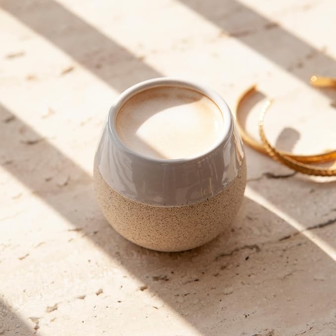 Ceramic Espresso Cups Set of 4, 4.5oz capacity - Image 7
