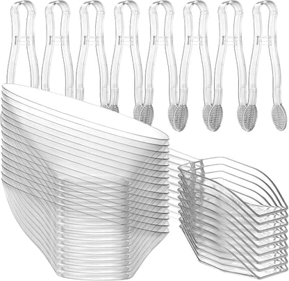 Clear Plastic Candy Bowls 6 oz by JoyServe