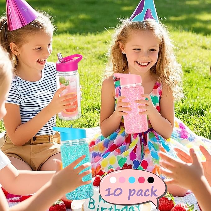 10 Pack 10 Oz Plastic Snow Globe Tumbler - Image 7