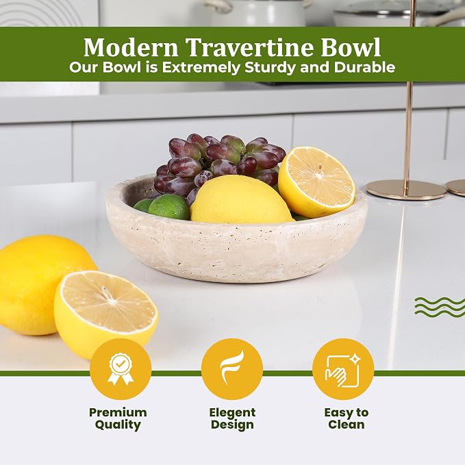 FNTSTICGOODS Travertine Decorative Bowl - Image 7