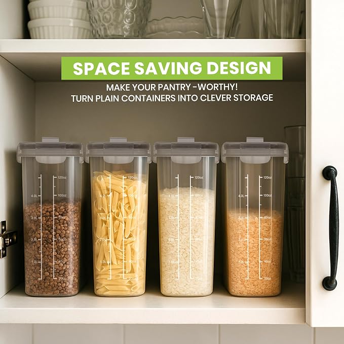 Utopia Kitchen Cereal Containers Storage Set - Image 7