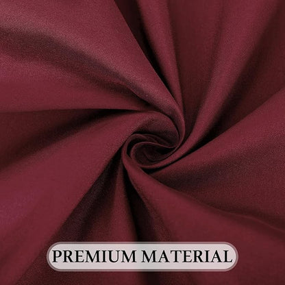 8 Pack Burgundy Tablecloth 60 x 102 Inch Rectangular Valentine’s Day Table Cloth for 6 Foot Rectangle Tables, Wrinkle Resistant Washable Fabric Table Covers for Wedding Party Banquet Buffet