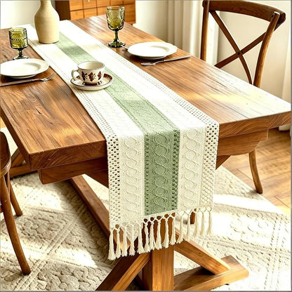 Boho Table Runner for Home Decor - Image 5