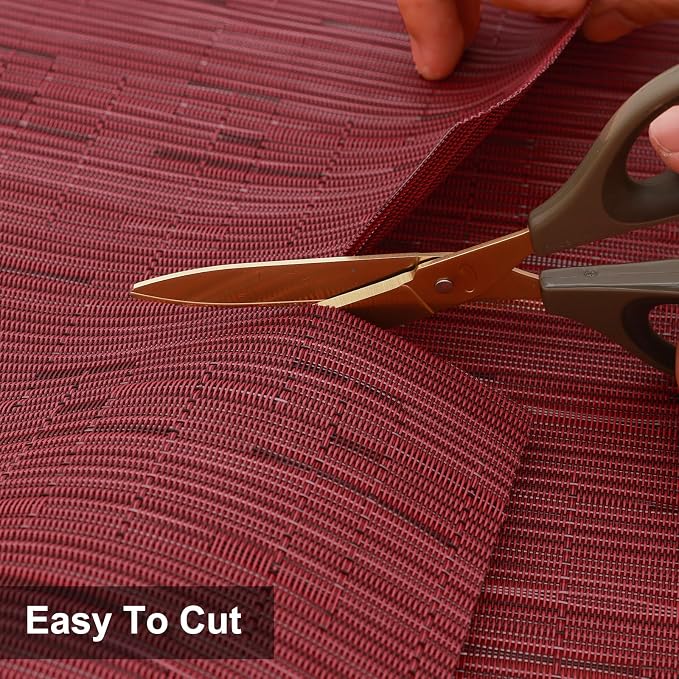 Table Runner 72 Inches Long, Vinyl Woven Heatproof Table Runners | Washable - Image 7