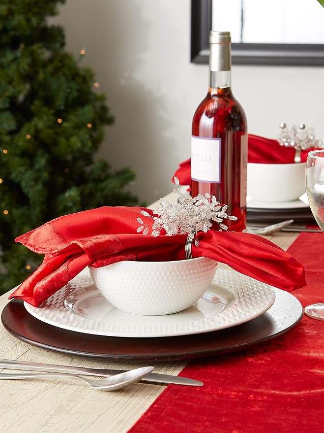 DII Velvet Collection Tabletop, Napkin Set - Image 10