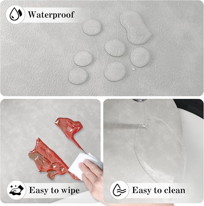 Faux Leather Placemats Set of 4 - Image 5