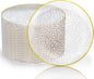 Rubtlamp 100 Pcs Gold Plastic Plates, 10 inch Clear Gold Dinner Plates by Rubtlamp