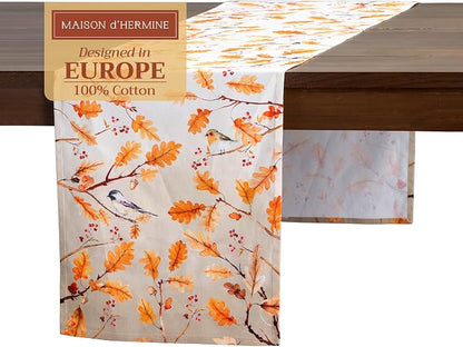 Maison d' Hermine Table Runner 100% Cotton 14.50" x 72" | Table Runners 72 by MaisondHermine