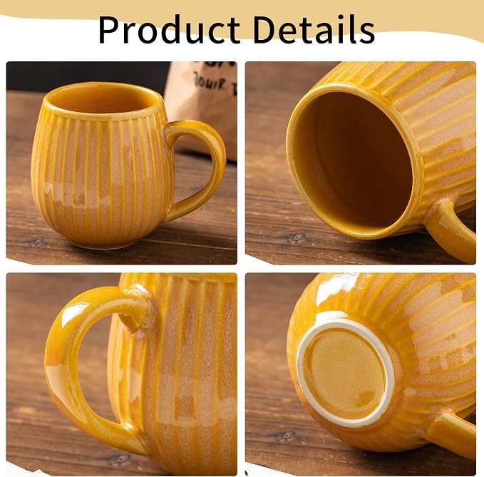 Unique Kiln-Fired Glaze Ceramic Mug - Image 2