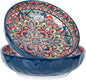 75 Oz Serving Bowls, Bohemian Style Large Porcelain Dishes by Ronanemon