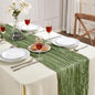 AGIRL Sage Green Cheesecloth Table Runner 10FT Boho Gauze Home Decor | Rustic by AGIRL