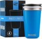 Real Deal Steel Party Pints: 16 oz Pint Cups, Stackable Tumblers, Eco Friendly by RDS