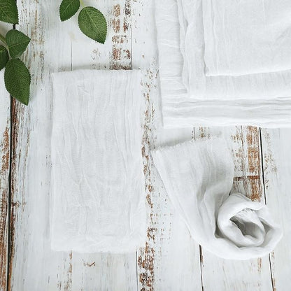 Efavormart 5 Pack | 24"x19" White Gauze Cheesecloth Napkins Cotton Dinner - Image 8