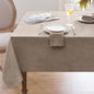 Softalker Small Rectangular Tablecloths 70x52 Inch Brown Linen Textured Outdoor Table Cloth Stain and Wrinkle Resistant Table Cover for Spring,Easter,Summer,Party,Garden,Coffee Modern Decor Tabletop