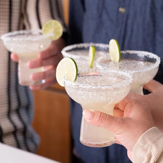Libbey Stemless Margarita Glasses Set of 6, 10.25 ounces Classic Lightweight - Image 7