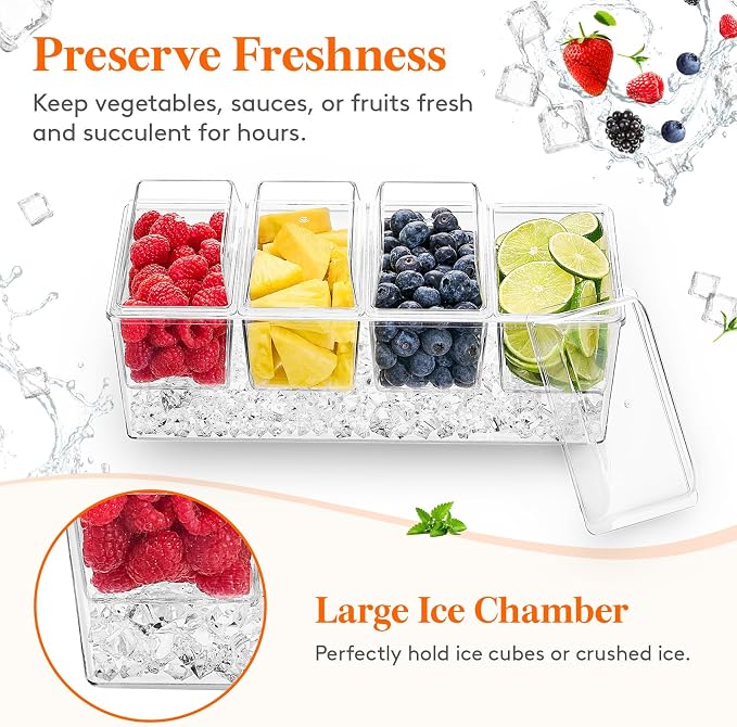 Lifewit Chilled Condiment Caddy - Image 4