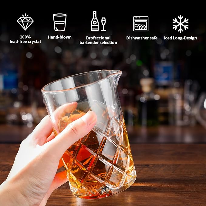 24 Oz Cocktail Mixing Glass Stirring Glasses - Image 4