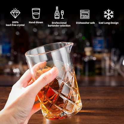 24 Oz Cocktail Mixing Glass Stirring Glasses - Image 4