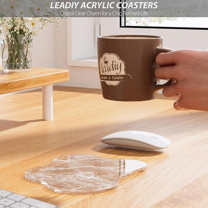 Acrylic Coaster Decorative Plates, Irregular Bar Drink Coaster - Image 3