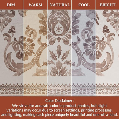 Maison d' Hermine Table Cloth Rectangle Table 100% Cotton 54 x 72 Inches Fall Tablecloth Reusable Everyday Use for Thanksgiving Christmas Decorations Dining Farmhouse Party (Allure)
