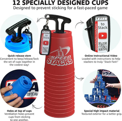 Speed Stacks | Official Sport Stacking Set, Low Friction | WSSA Approved - Image 7