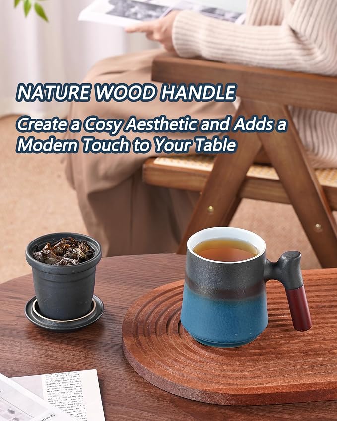 ZENS Tea Cup with Infuser and Lid - Image 7