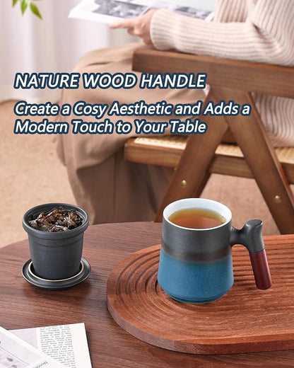 ZENS Tea Cup with Infuser and Lid - Image 7