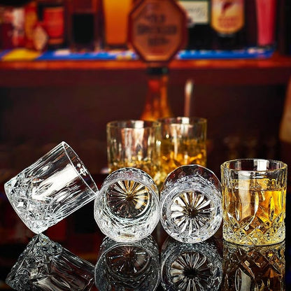 OPAYLY Whiskey Glasses Set of 6, Rocks Glasses, 10 oz Old Fashioned Tumblers - Image 5