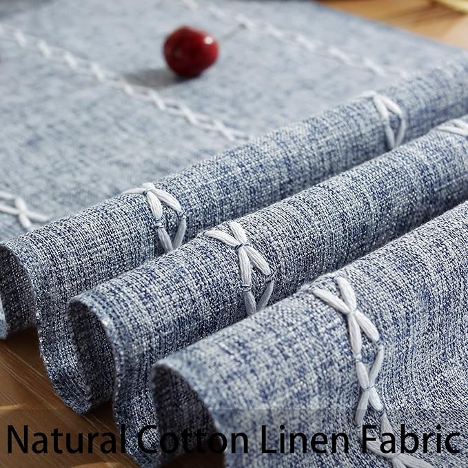 Rustic Boho Table Runner, Farmhouse Table Runners 72 Inches Long - Image 6