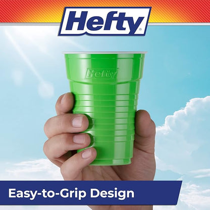 Hefty Party On Disposable Plastic Cups, 16 Ounce, Disposable Plastic Cups - Image 5