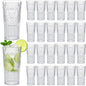 Wiwiqing 20oz Vintage Plastic Ribbed Tumblers Set of 24, Baby Shower, Birthday by Wiwiqing