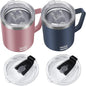 WETOWETO 14 oz Coffee Mug, Vacuum Insulated Camping Mug by Wetoweto