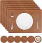 comfoyar Faux Leather Placemats by comfoyar
