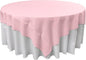 LA Linen Polyester Poplin Washable Square Tablecloth,Stain and Wrinkle Resistant Table Cover 90x90,Fabric Table Cloth for Dinning,Kitchen,Party,Holiday 90 by 90-Inch,Pink Light,TCpop90x90_PinkLgtP37