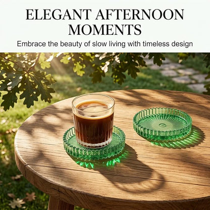 Coasters Set of 6 for Drinks, 3.8 Inch Large Coasters for Coffee Table - Image 5
