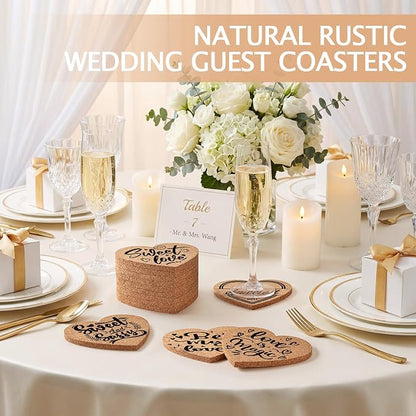 60 PCS Cork Coasters for Laser Engraving, Thick Absorbent Blank Coasters | 4 - Image 5