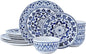 Pfaltzgraff Medallion Radiance 12 Piece Stoneware Dinnerware Plate Bowl Dish Set by Pfaltzgraff