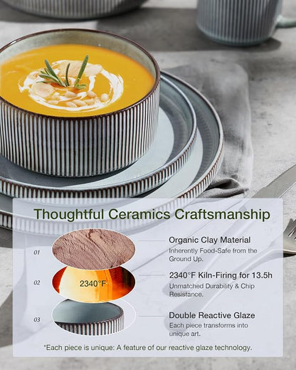 Famiware Star Stoneware Dinnerware Sets - Image 5