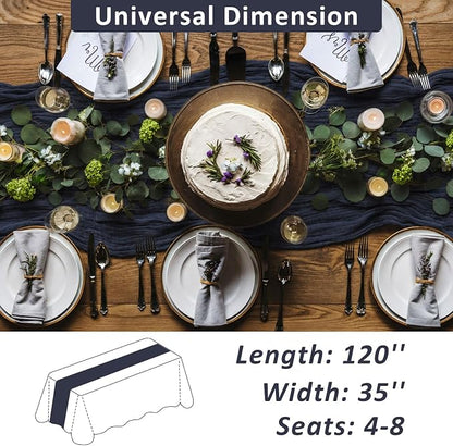 Cheesecloth Table Runner, 120 Inch 10 FT, 35x120 Inches Boho Rustic Cheesecloth - Image 3